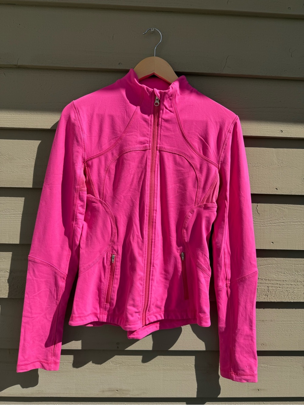 Lululemon Define Jacket *Luon hot pink Size 8